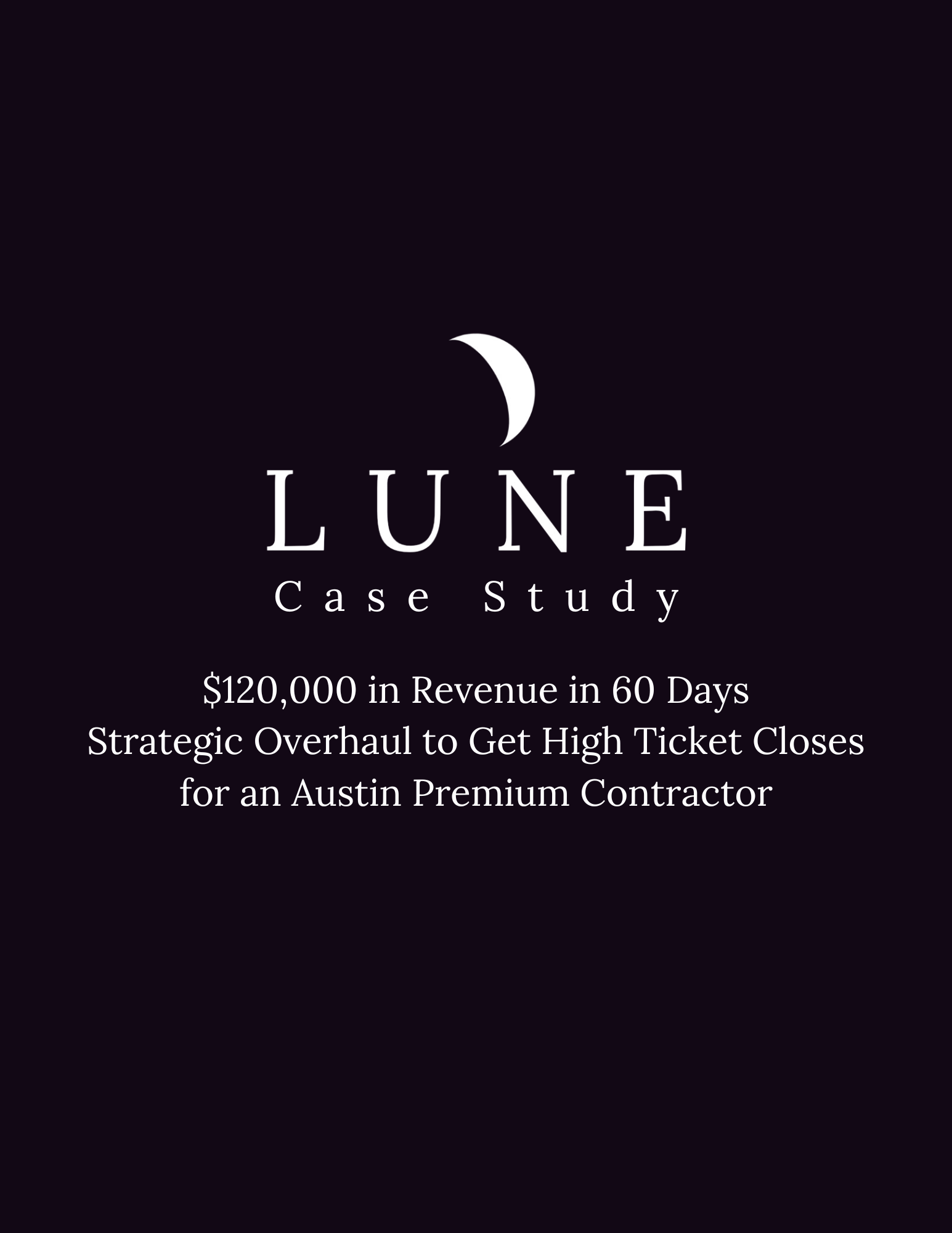Case Study — Title Page